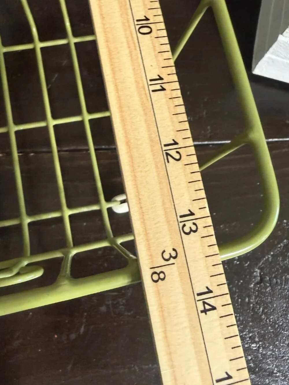 Vtg 1970s Rubbermaid Avocado Green Coated Dish Drainer Rack Silverware 2909 MCM